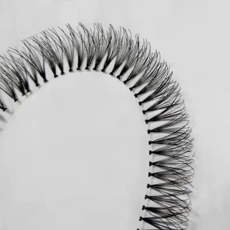 Cílios postiços feitos à mão (cabelo flor 5P) (1 pacote)