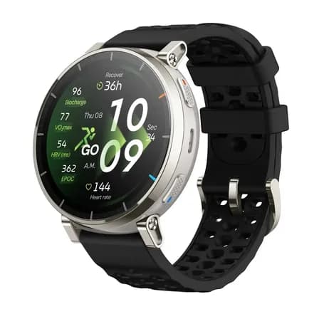 Smartwatch Amazfit Active 3 Premium A2559 Gps 4gb Prateado Preto Mesh
