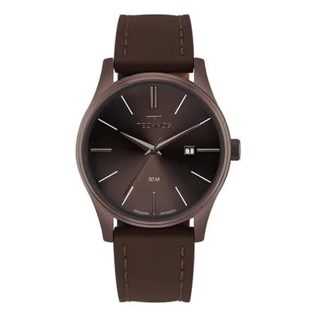 Relógio Technos Masculino Steel Marrom - 2115ubp/0m