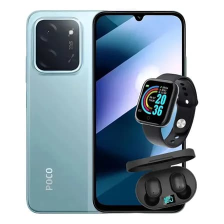 Xiaomi Poco C85 256gb 16gb Ram Lançamento 2026 +brinde Top1 Verde