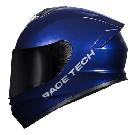 Capacete Race Tech Hit Blue Monocolor Brilhante 62