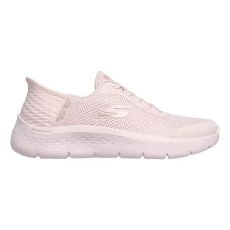 Tênis Feminino Flex Slip Skechers Rosa-claro Lisa 35 Br