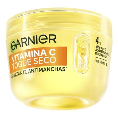Gel Creme Hidratante Facial Antimanchas Toque Seco Com Vitamina C, Controla A Oleosidade E Uniformiza A Pele, Garnier, 85g Mista Dia/noite