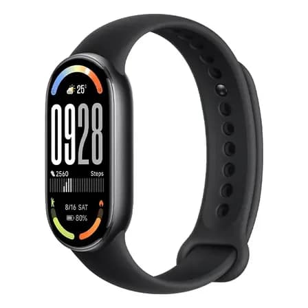 Relógio Smartwatch Xiaomi Mi Band 10 Tela 1.72  Amoled Branco Preto