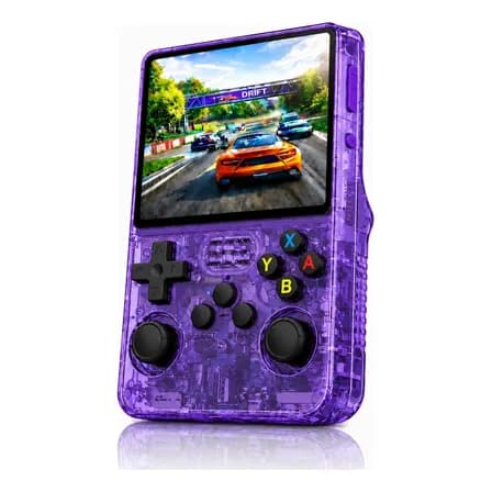 Fone Videogame Retro Portátil Premium R36s Console De Mão Violeta