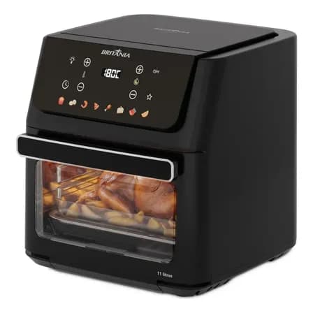 Fritadeira Air Fryer Oven Britânia 11 Litros 8 Funções 1800w Baf11a Preto 220v