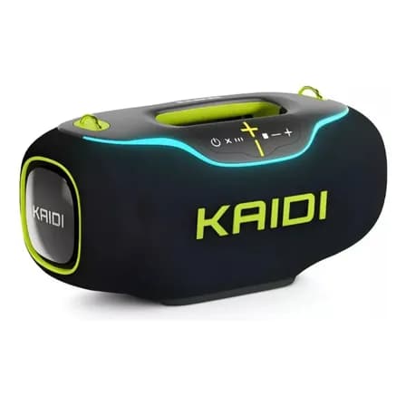 Kaidi Kd-888 Caixa De Som Grande Bluetooth 350w Super Potent Preto 127/220v