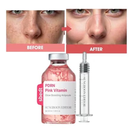 Ampola Facial Glow Pdrn Pink Vitamin 40 Ml Sungboon Todo Tipo De Pele Dia/noite