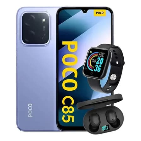 Xiaomi Poco C85 256gb 16gb Ram Lançamento 2026 +brinde Top1 Lilás